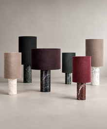 Statement Lamp, Burgundy