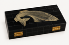 Fish Horn Box Engraved, 6-1/4”