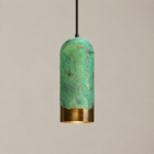 Oxidized Patina Pendant Light
