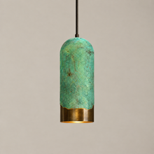 Oxidized Patina Pendant Light