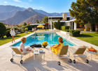 Poolside Gossip - Slim Aarons Collab - 1000 Piece Puzzle