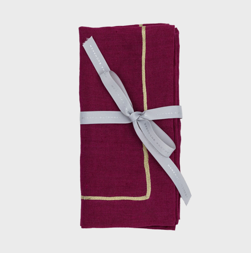 Raspberry Glow Napkin
