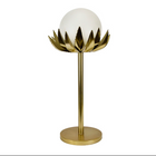 Golden Palm Glow Lamp