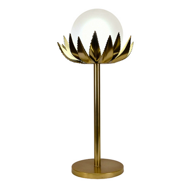 Golden Palm Glow Lamp
