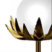 Golden Palm Glow Lamp