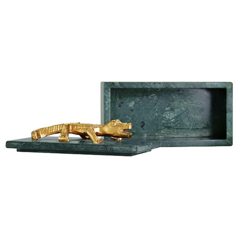Emerald Croc Box
