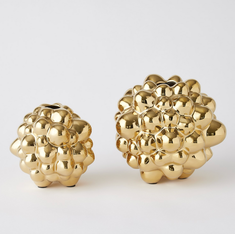 Golden Aria Bubble Vase — Large
