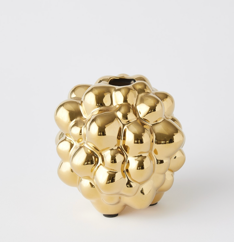 Golden Aria Bubble Vase- Small