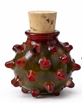 Dot Dot Bud Vase -Rockstar Warm Grey with Red Dots