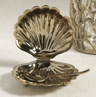 Cap Ferrat Fan Shell Lidded Bowl