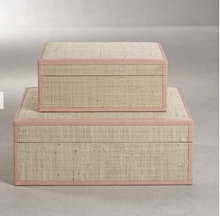 The Blush Grove Raffia Box