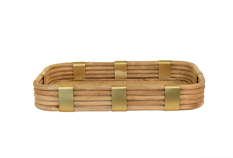 The Veranda Rattan Tray