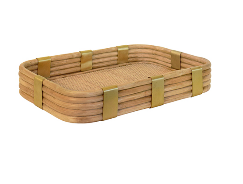 The Veranda Rattan Tray