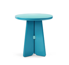 Keel Side Table, Aqua