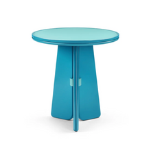 Keel Side Table, Aqua