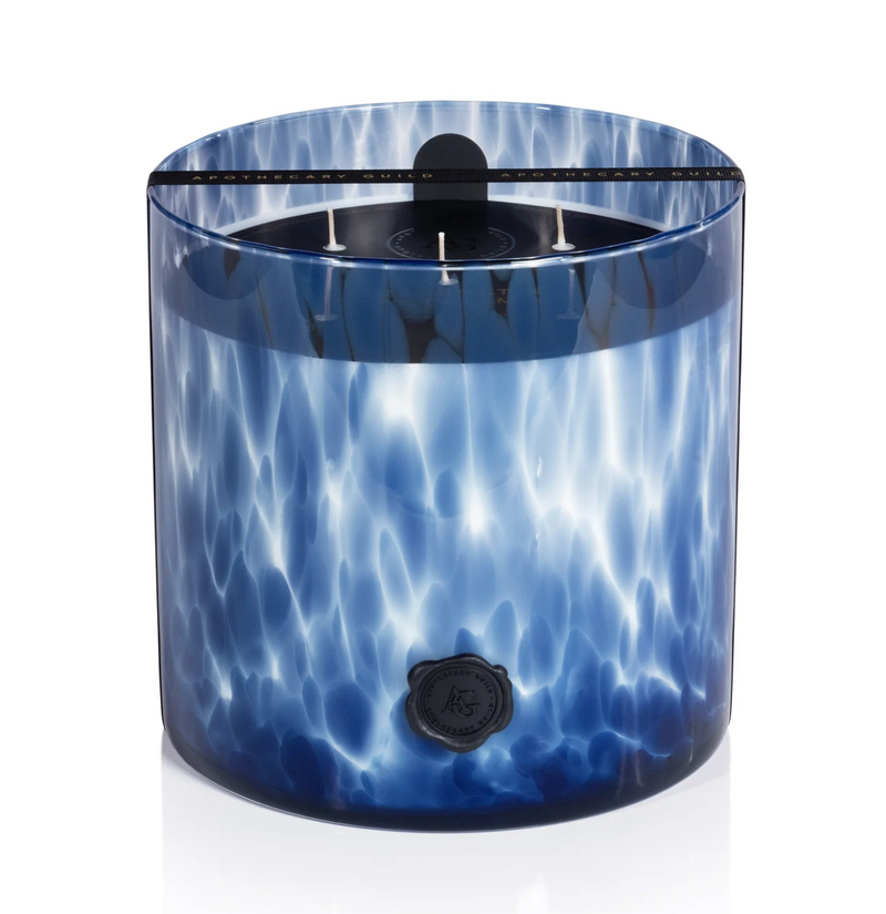 Midnight Opal Glass Five-Wick Candle Jar
