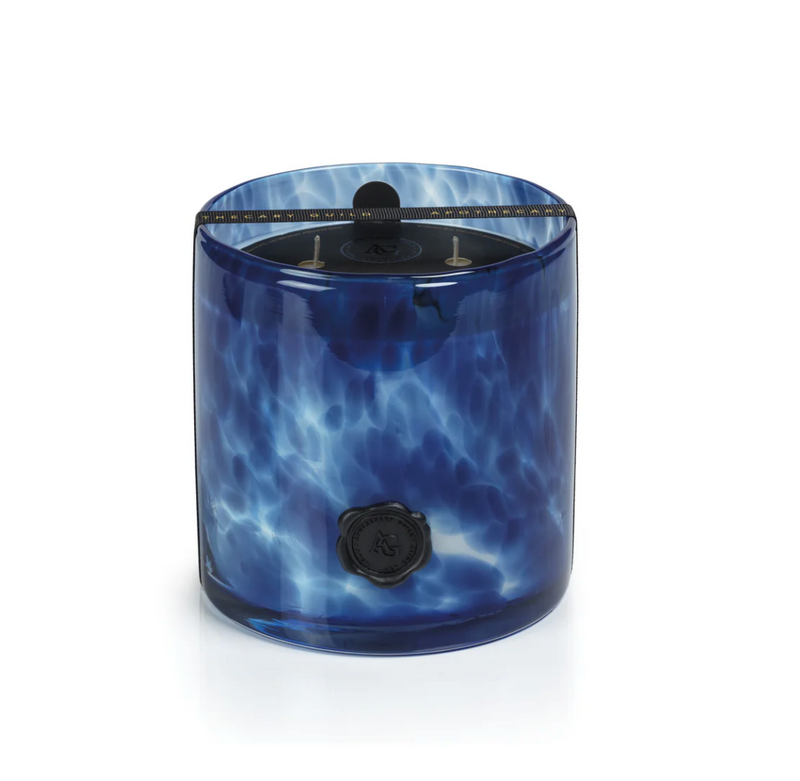 Apothecary Guild Opal Glass Three-Wick Candle Jar