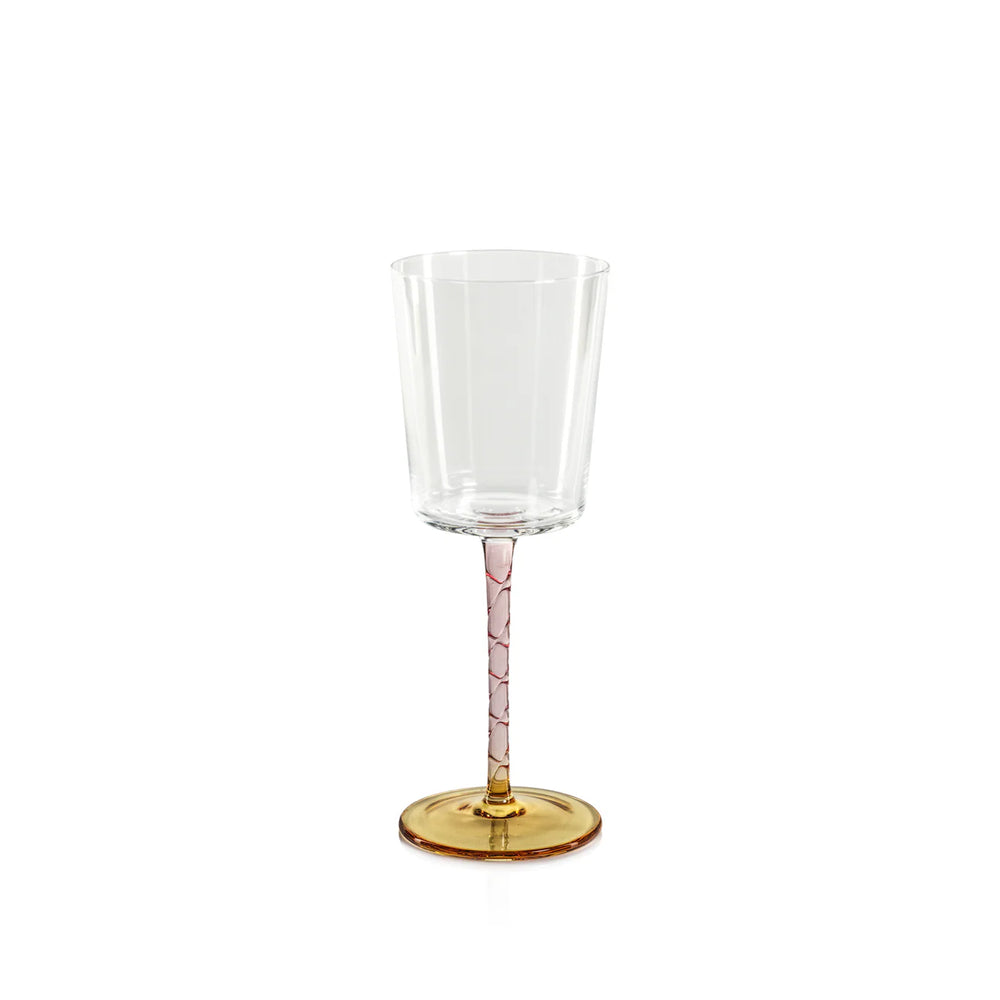 Bloom at Dusk - White Wine Glass