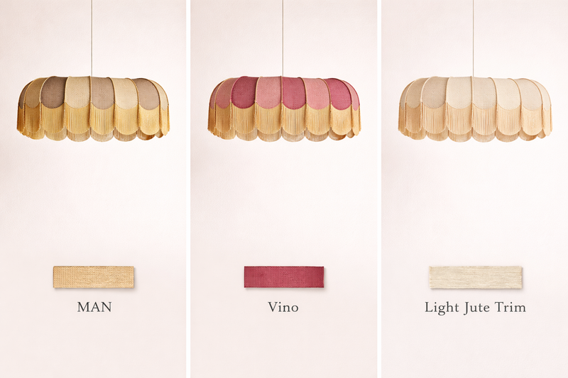 The Scalloped Fringe Atelier Pendant - Customizable