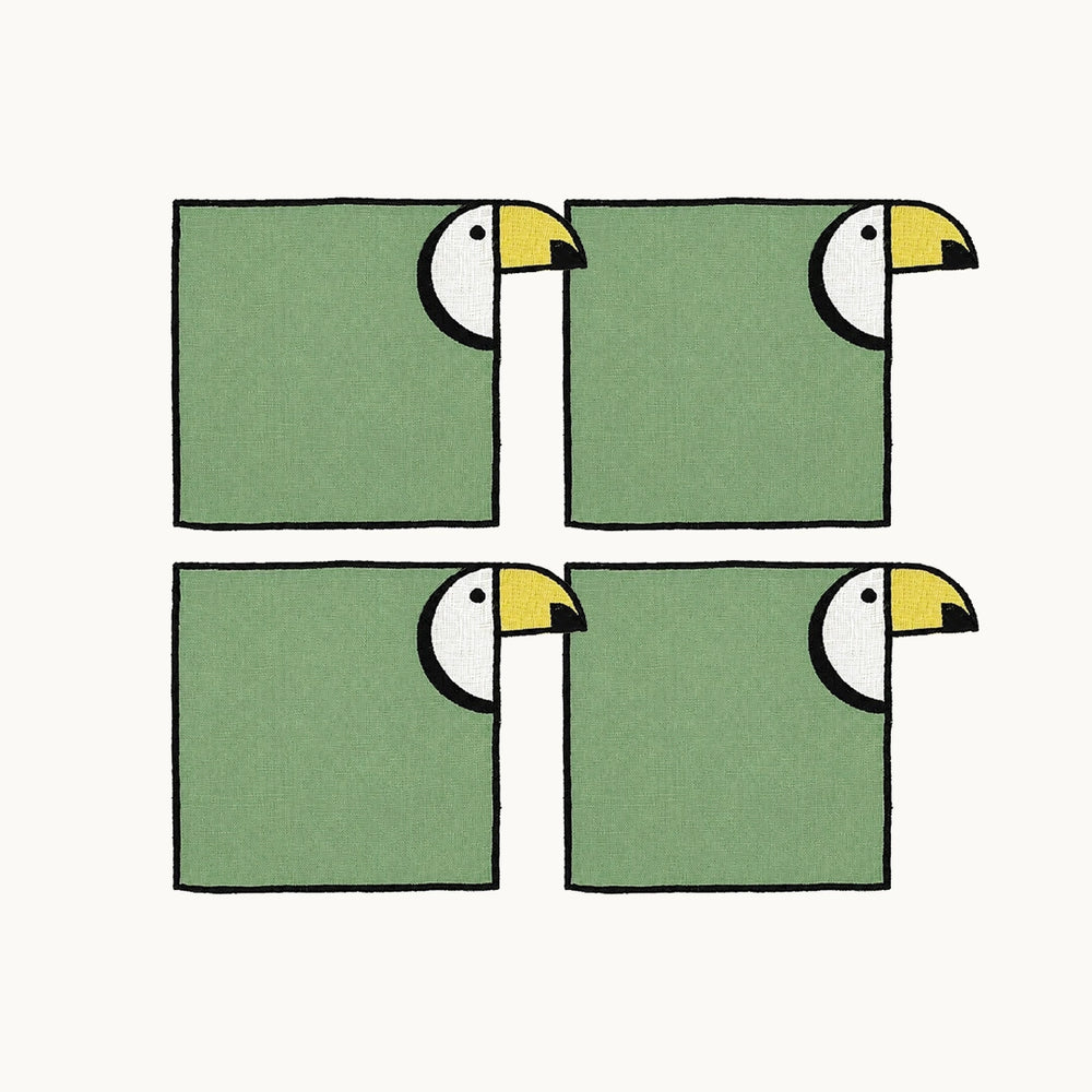 Tucan Cocktail Napkin (Set of 4)
