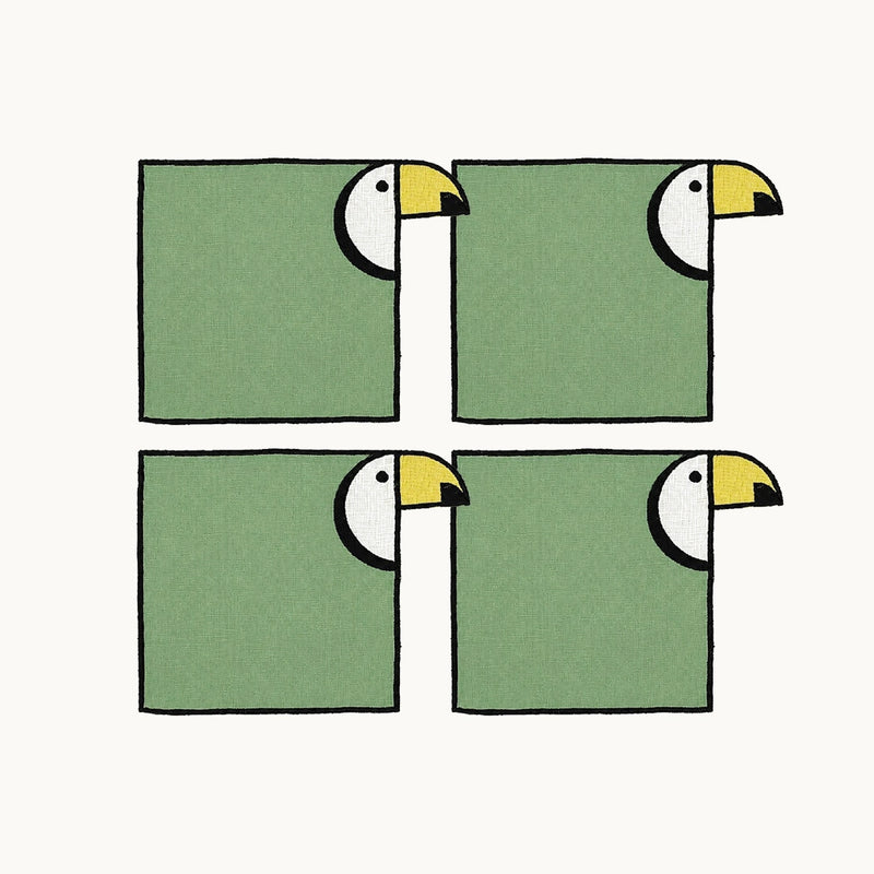 Tucan Cocktail Napkin (Set of 4)