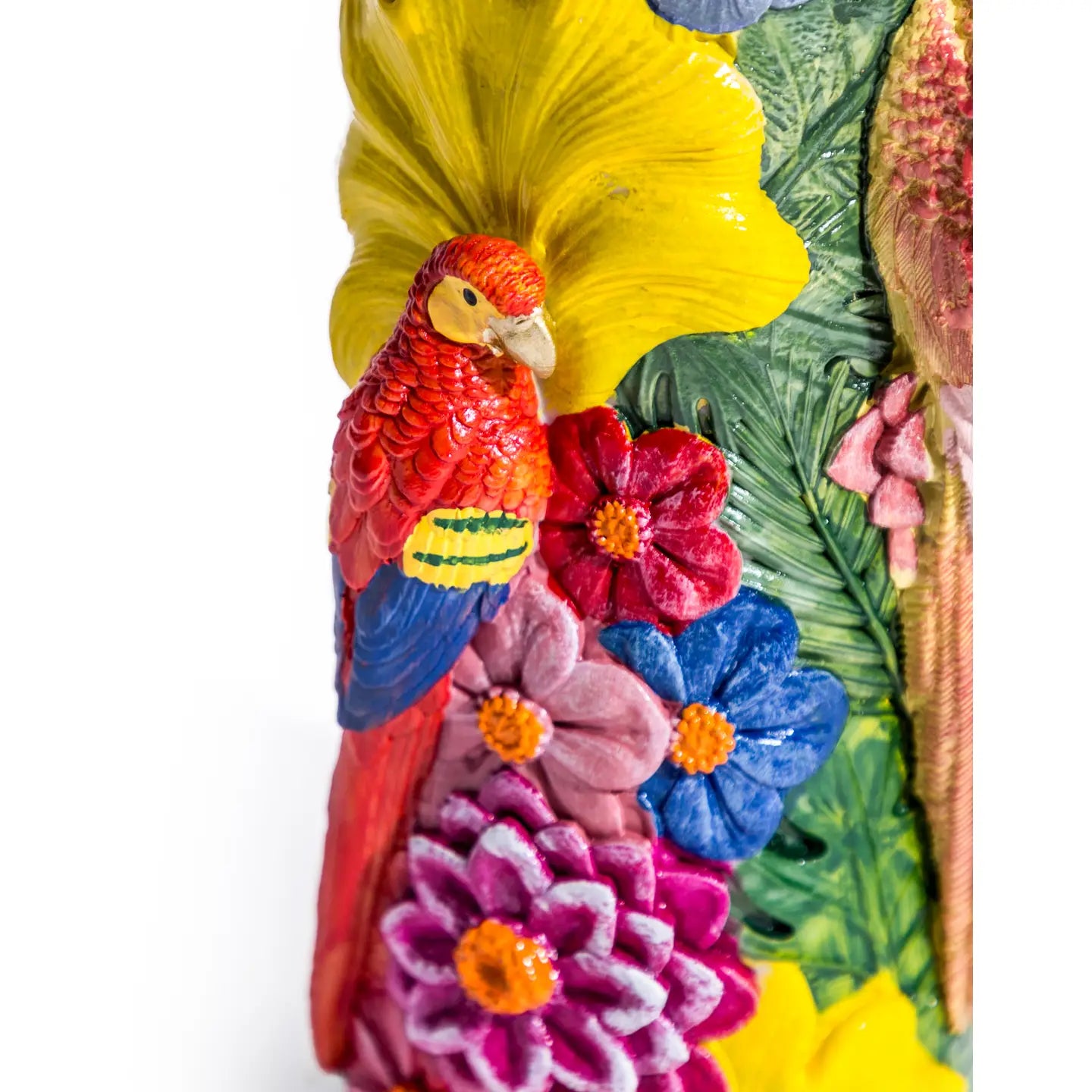 Parrot Garden Vase