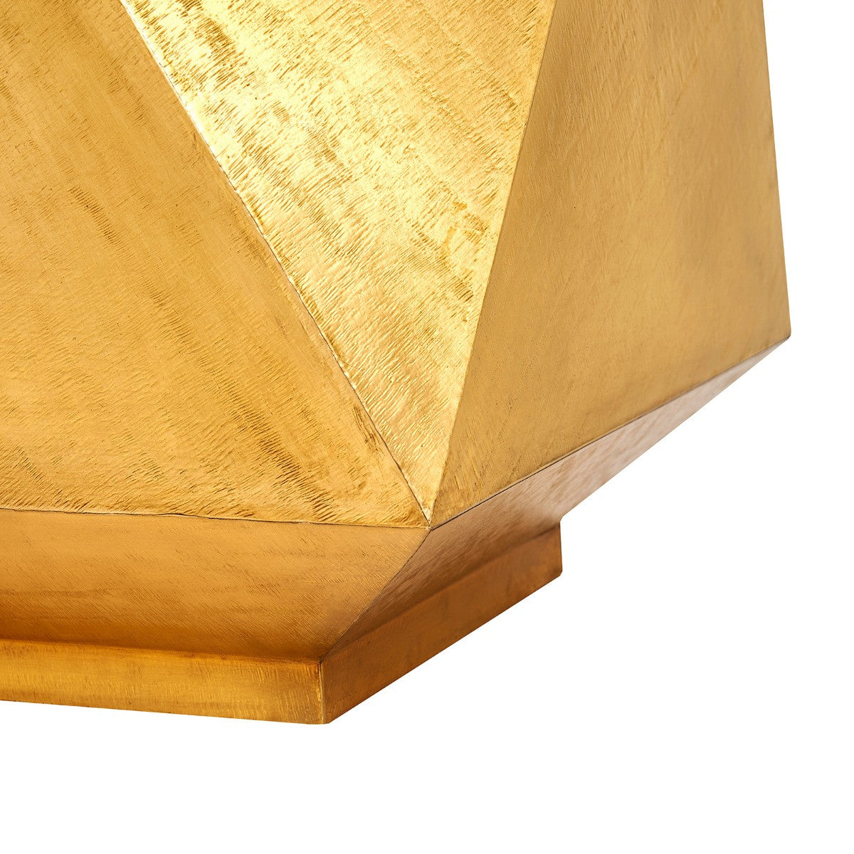 Golden Crescendo Side Table