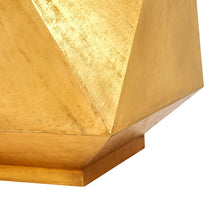 Golden Crescendo Side Table