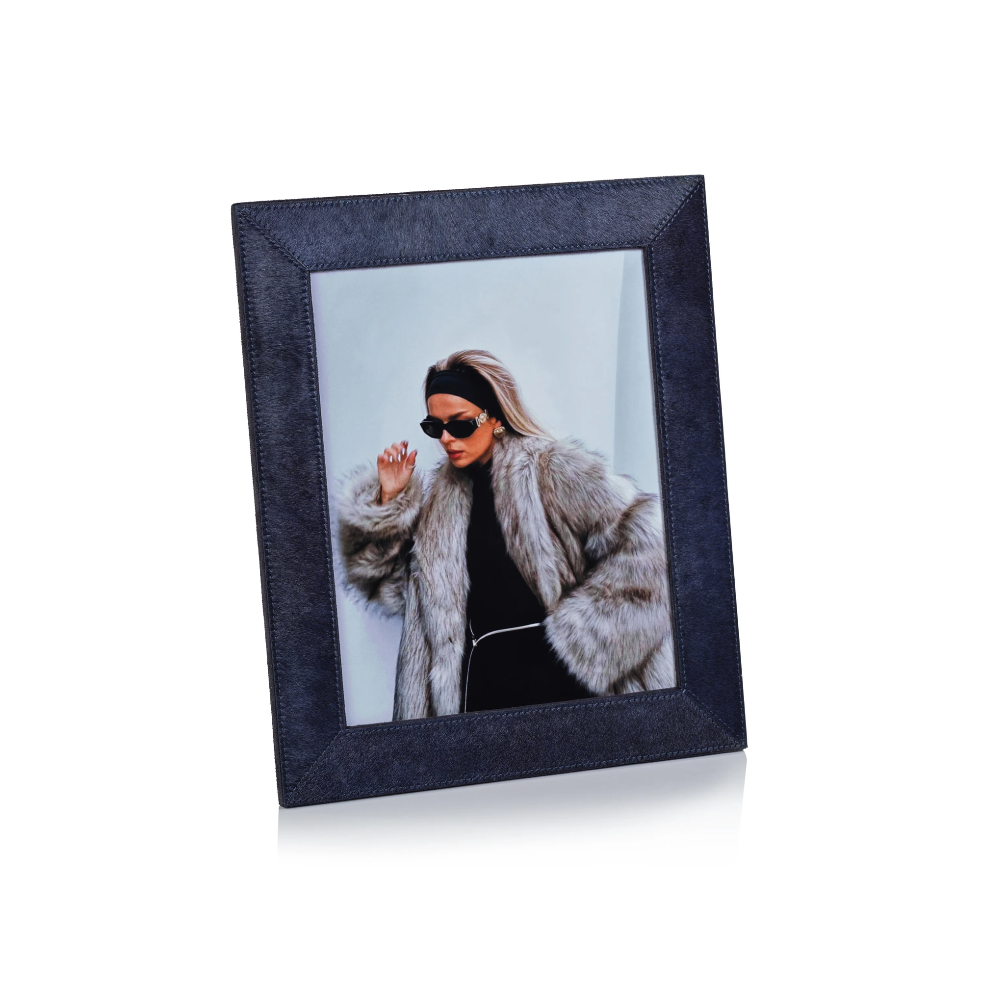 Navy Terrain Photo Frame Large
