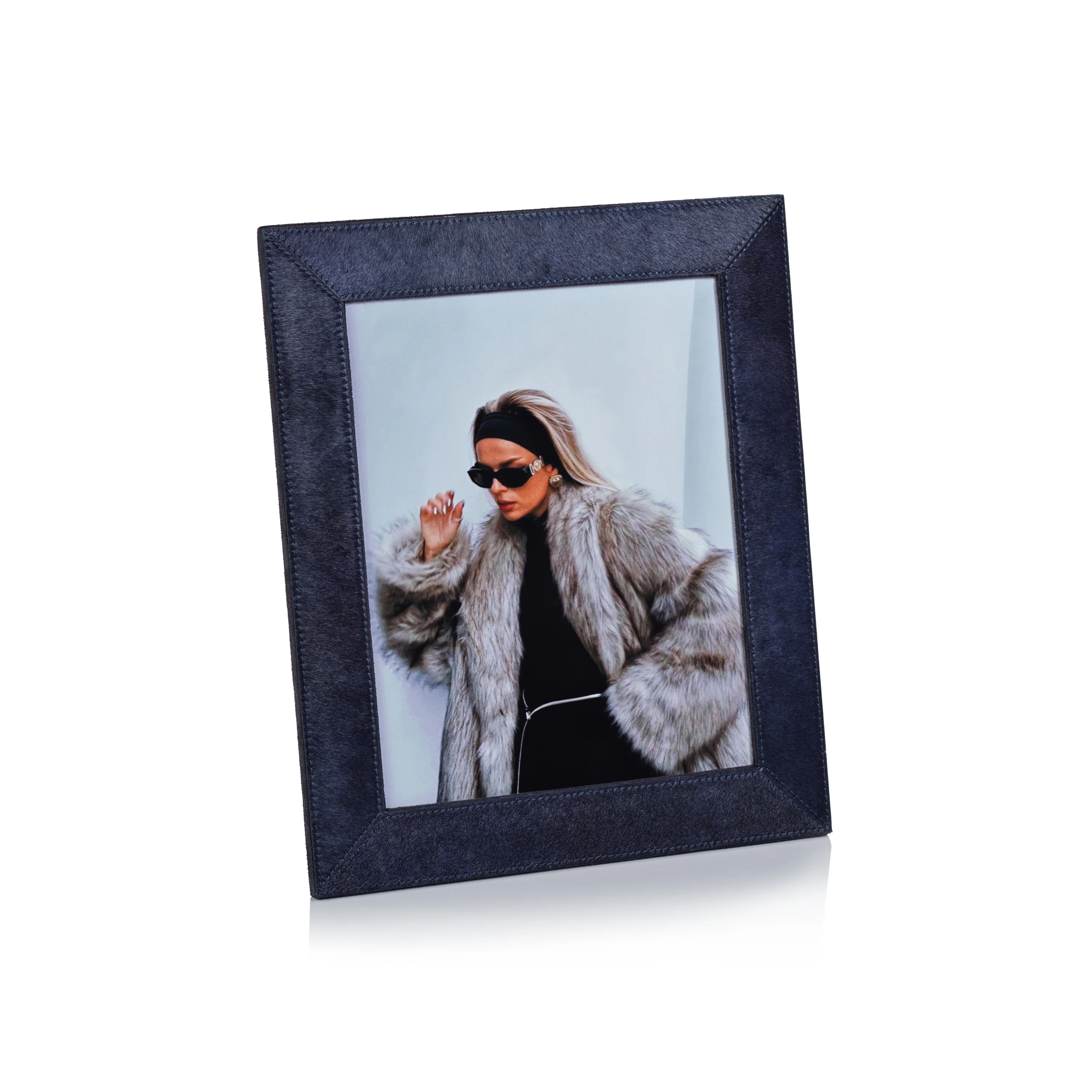Navy Terrain Photo Frame Large