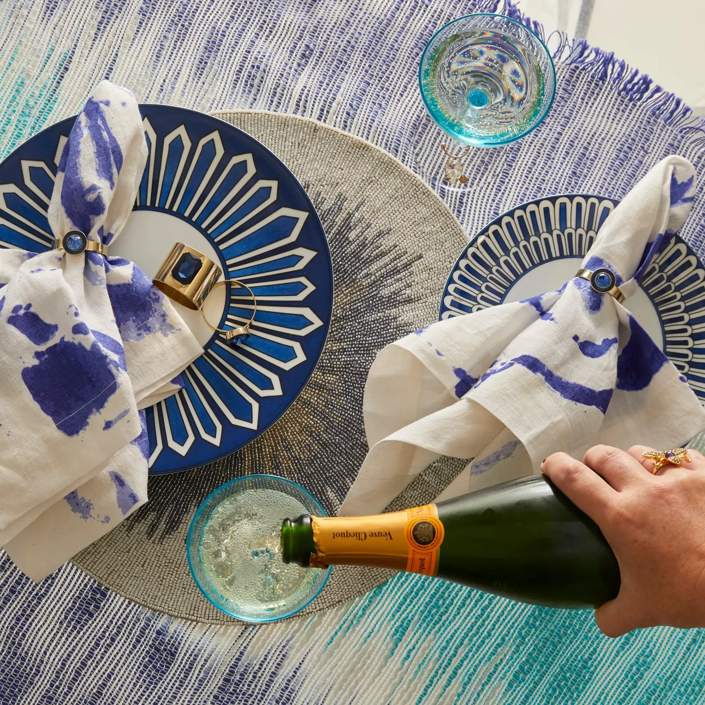 Ocean’s Eye Napkin Ring Set of 2