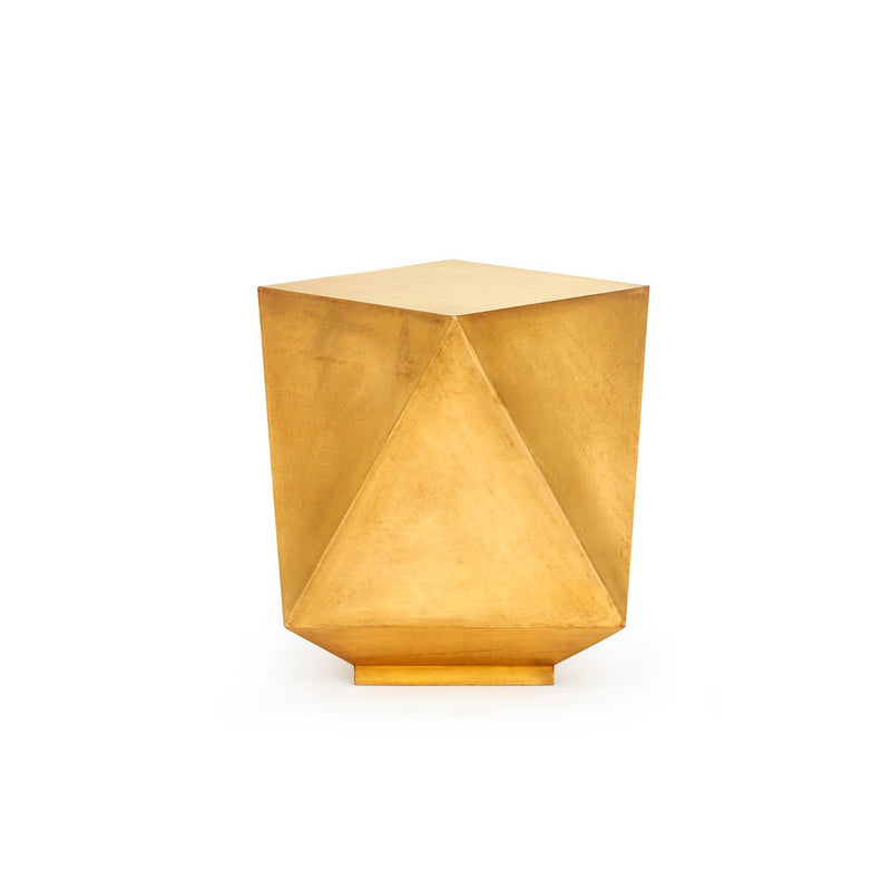Golden Crescendo Side Table