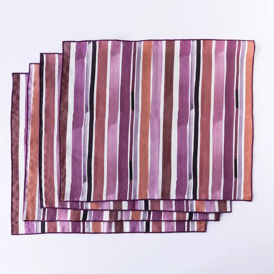 Rosé Stripe Placemats