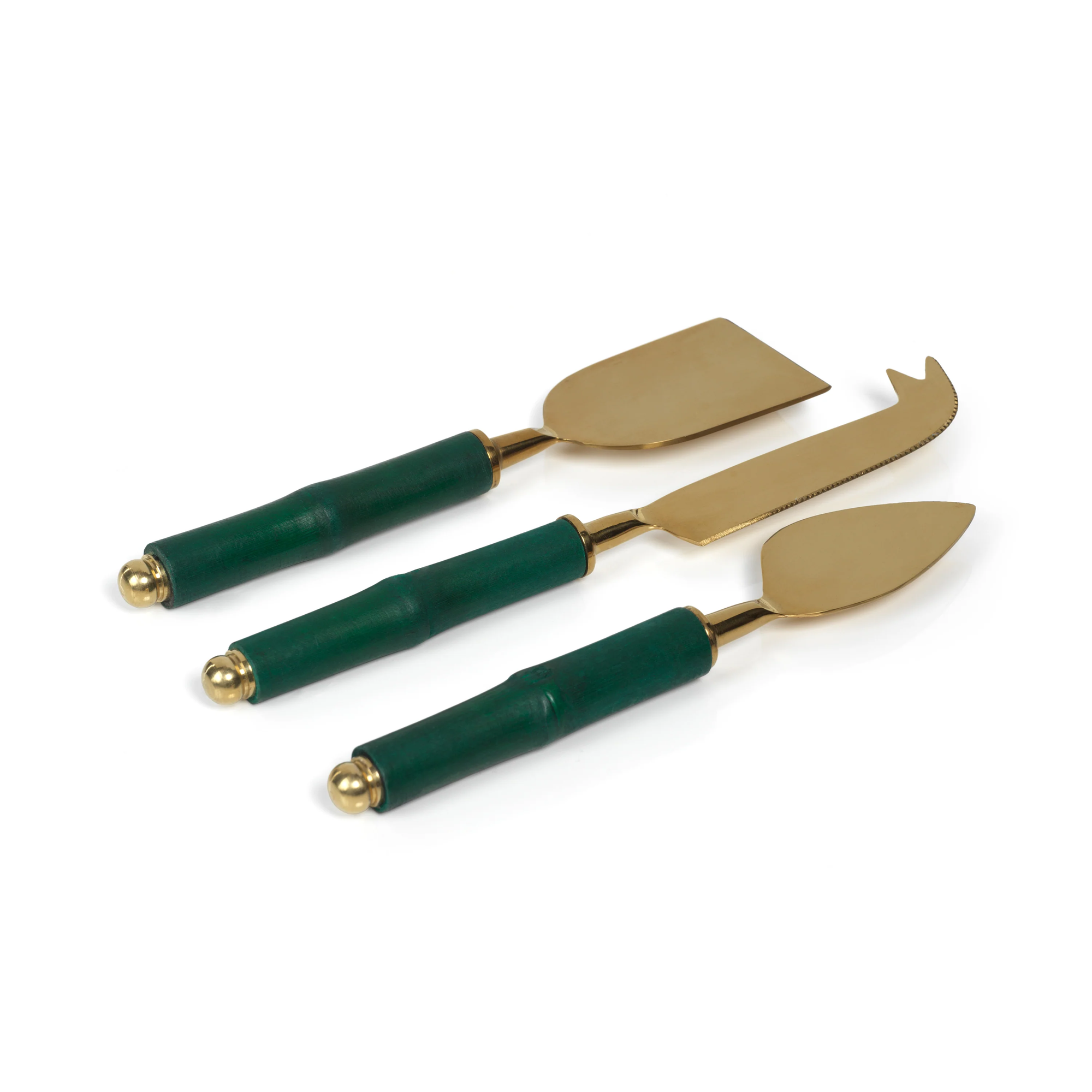 Green Bamboo Cheese Knife