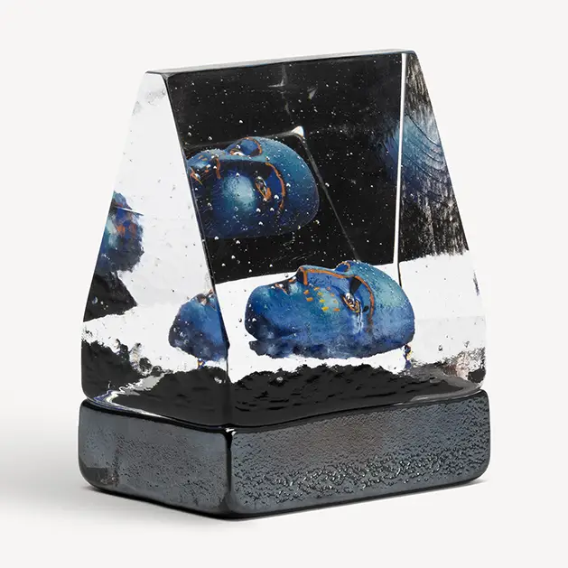 Mystery Blue Sculpture