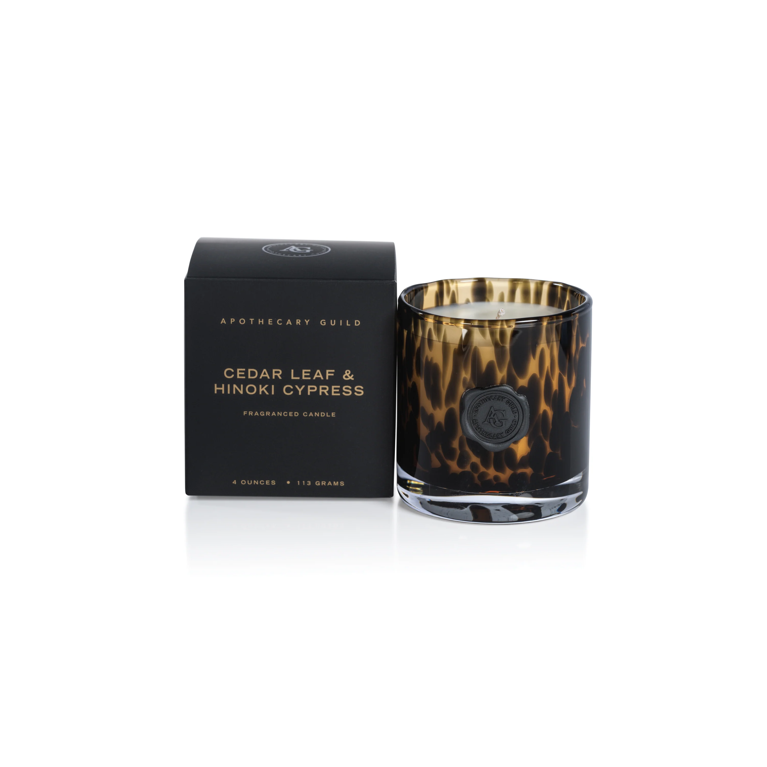 Midnight Opal Glass Mini Candle Jar in Gift Box
