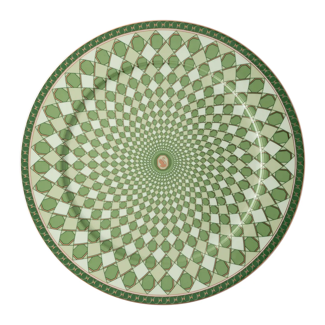 Swarovski Signum - Service Plate Green