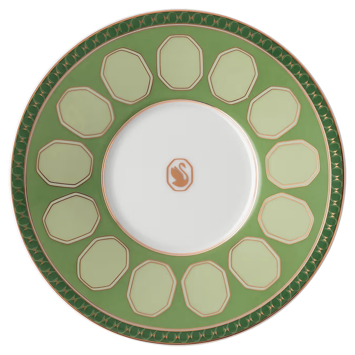 Swarovski Signum teacup with saucer Green