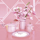 Swarovski Signum - Salad/Dessert Plate Pink