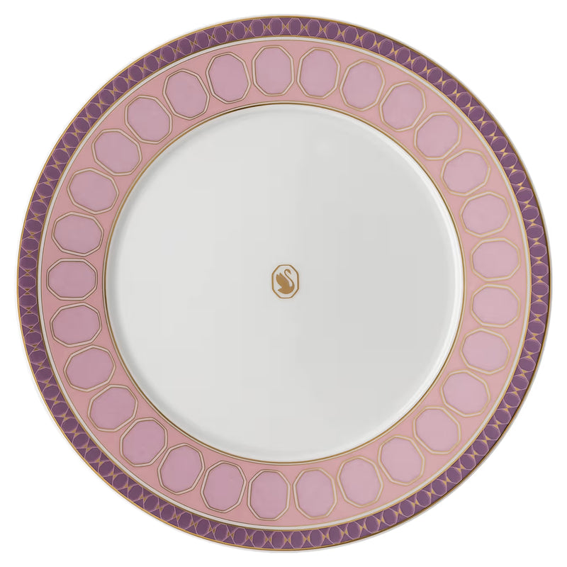 Swarovski Signum - Salad/Dessert Plate Pink