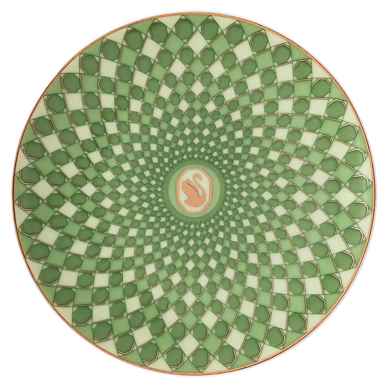 Swarovski Signum - Small Plate Green