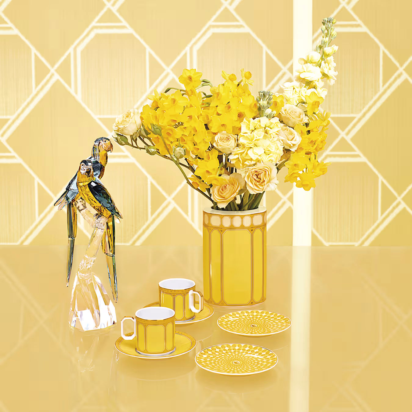 Swarovski Signum - Small Plate Yellow