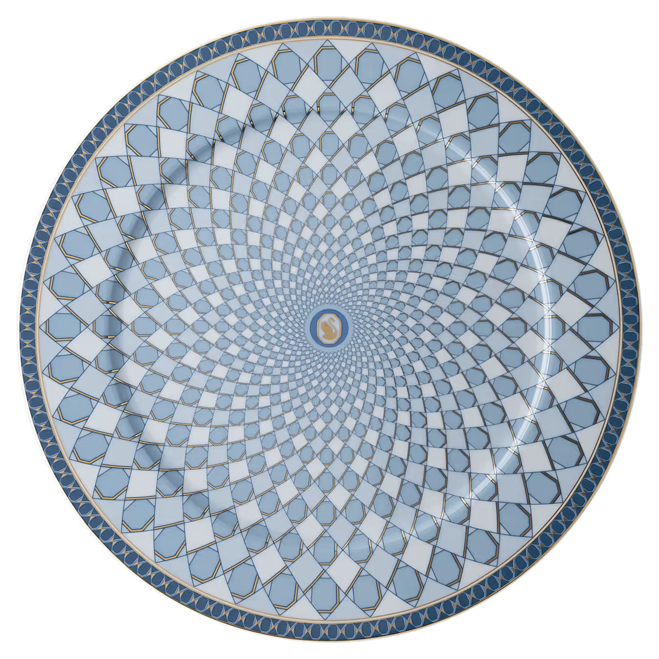 Swarovski Signum - Service Plate Blue