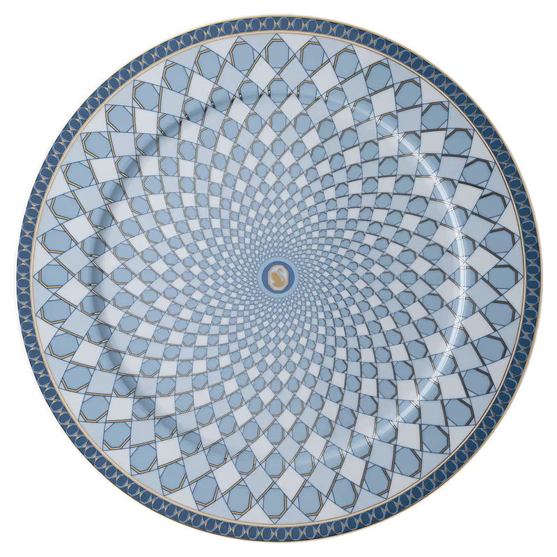 Swarovski Signum - Service Plate Blue
