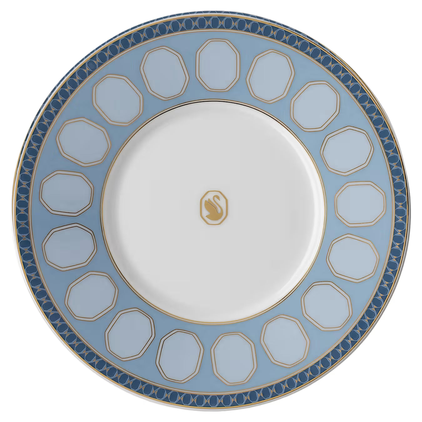 Swarovski Signum teacup with saucer Blue