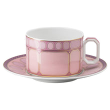Swarovski Signum teacup with saucer Pink