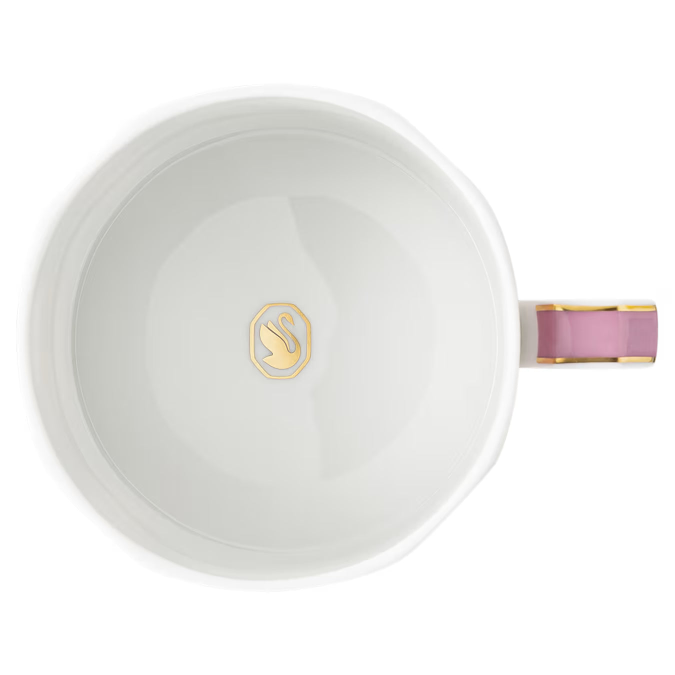 Swarovski Signum teacup with saucer Pink