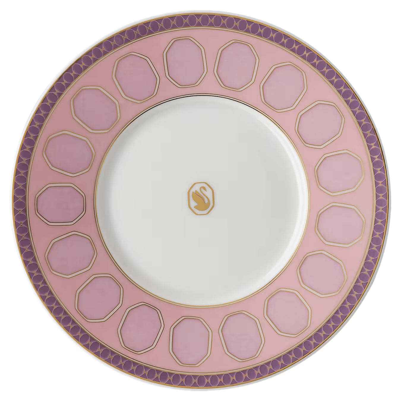 Swarovski Signum teacup with saucer Pink