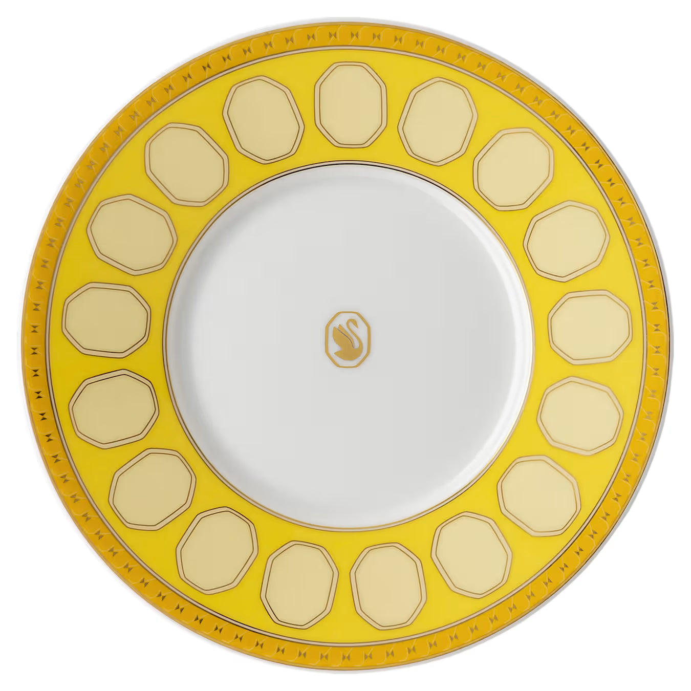 Swarovski Signum teacup with saucer Yellow
