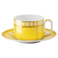 Swarovski Signum teacup with saucer Yellow